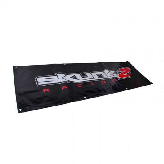 Skunk2 5 FT. Vinyl Shop Banner (Black) - Torque Motorsport