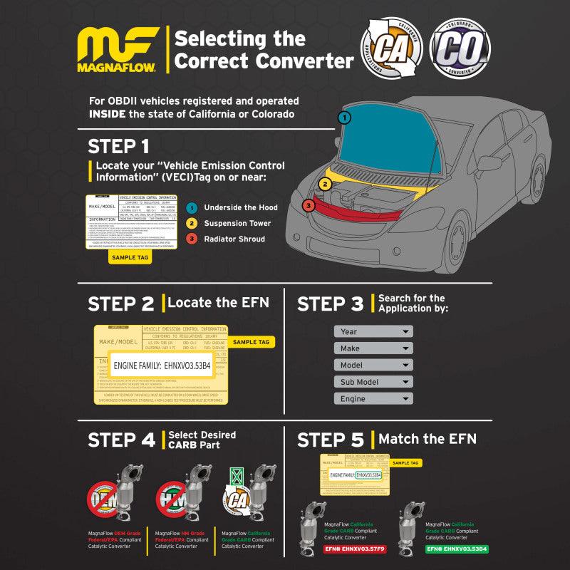 MagnaFlow Conv Univ 2.5inch T2 Rear - Torque Motorsport