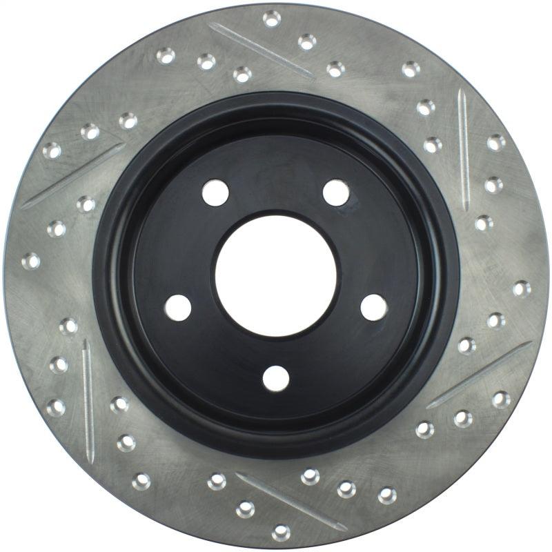 StopTech 12-15 Ford Focus w/ Rear Disc Brakes Rear Right Slotted & Drilled Rotor - Torque Motorsport