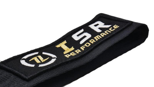 ISR Performance Universal Racing Tow Strap - Black - Torque Motorsport