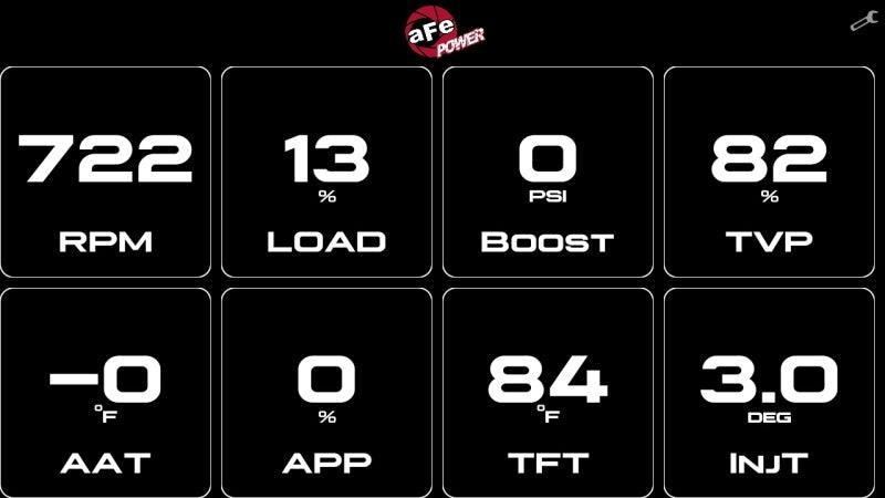 aFe AGD Advanced Gauge Display Digital 5.5in Monitor 08-18 Dodge/RAM/Ford/GM Diesel Trucks - Torque Motorsport