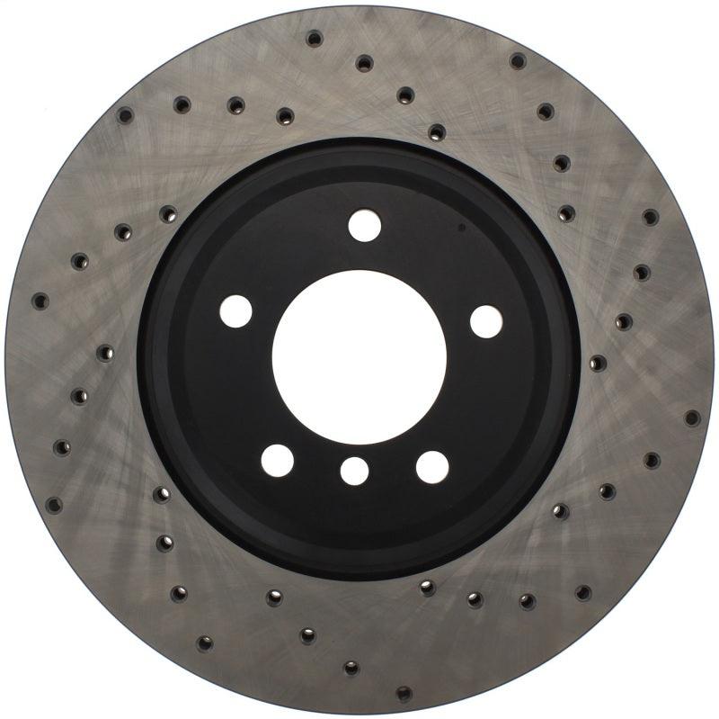 StopTech 07-10 BMW 335i Cross Drilled Left Front Rotor - Torque Motorsport