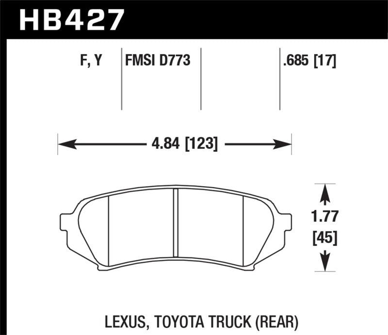 Hawk LTS Street Brake Pads - Torque Motorsport