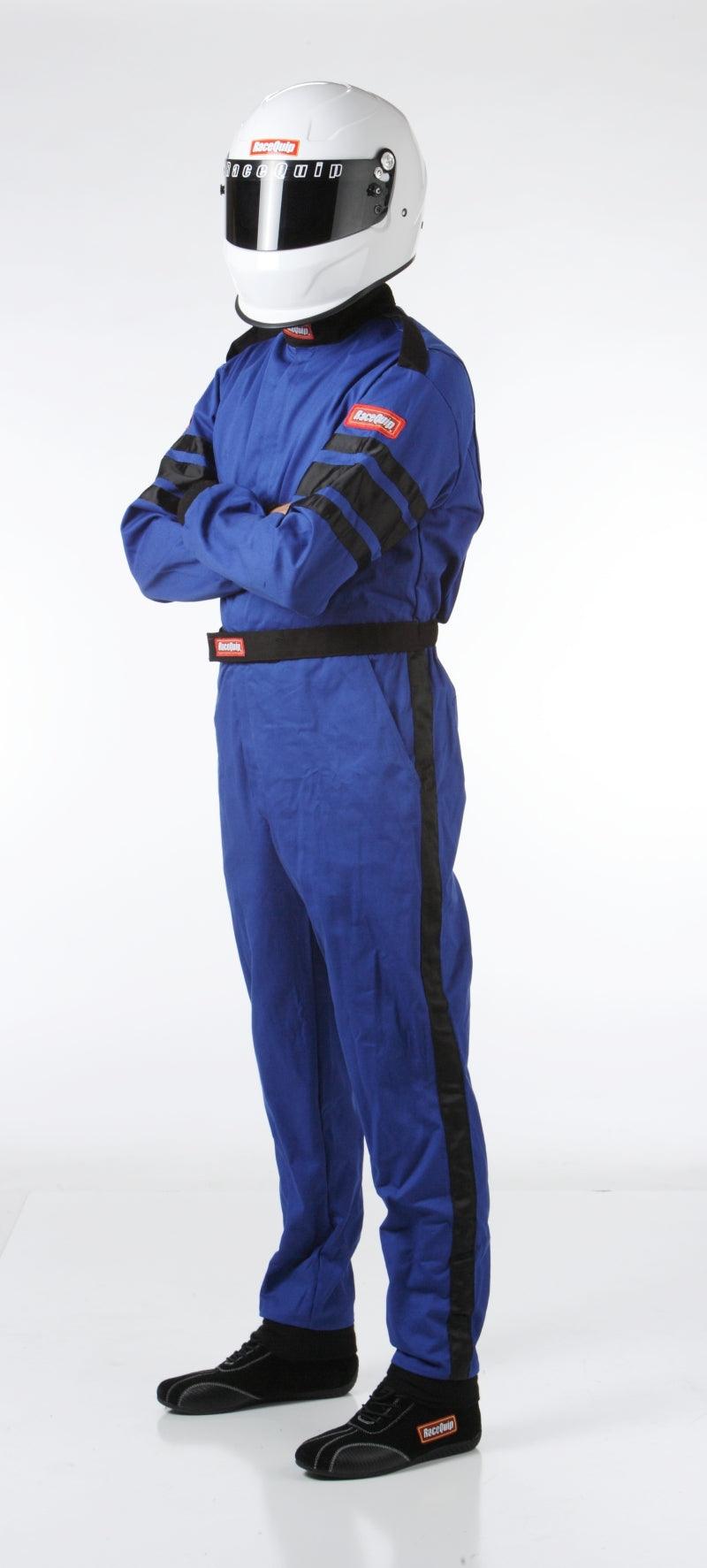 RaceQuip Blue SFI-1 1-L Suit - 2XL - Torque Motorsport