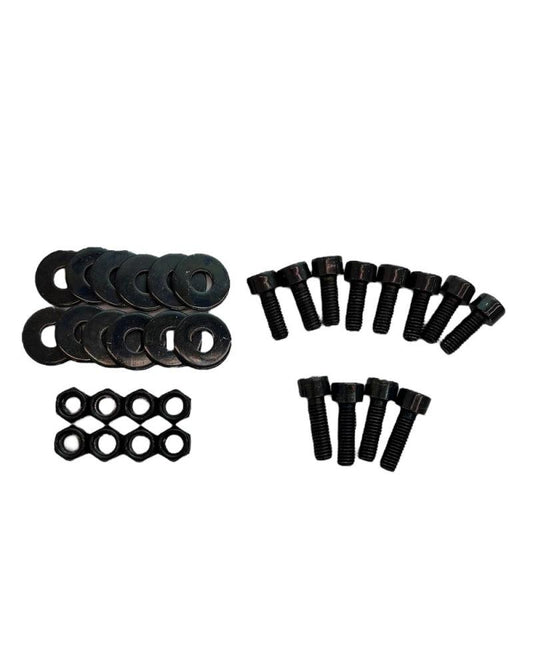 Sparco Seat Hardware Spacer Kit Side Mount - Black Zinc - Torque Motorsport