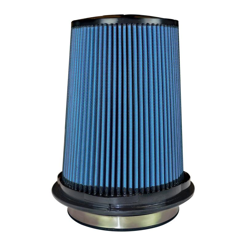 Injen SuperNano Web Dry Air Filter - 5in Flange ID / 7in Base / 7.9in Media Height / 5in Top - Torque Motorsport