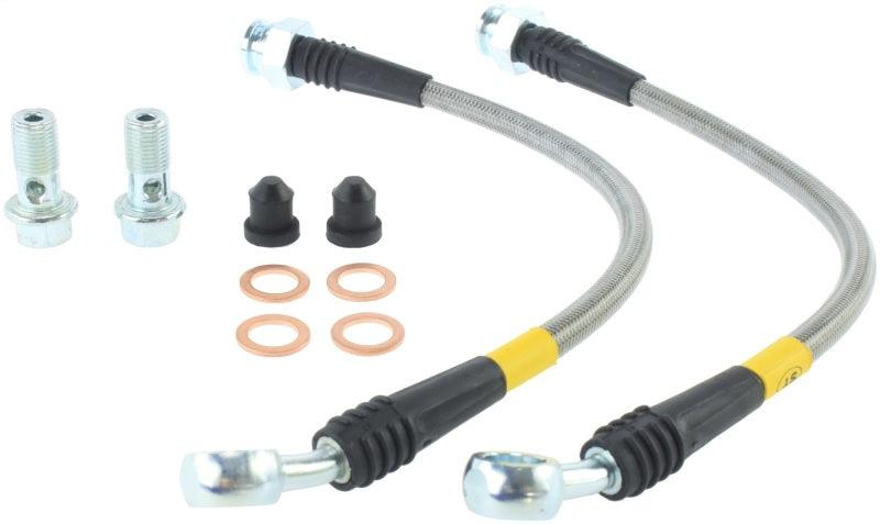 StopTech 03-07 Hummer H2 Stainless Steel Rear Brake Lines - Torque Motorsport