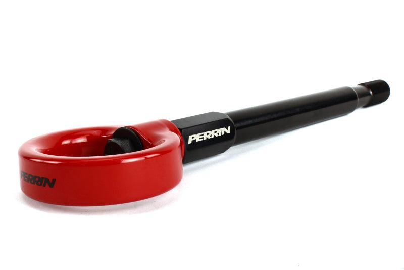 Perrin 08-14 Subaru WRX/STI Tow Hook Kit (Front) - Red - Torque Motorsport