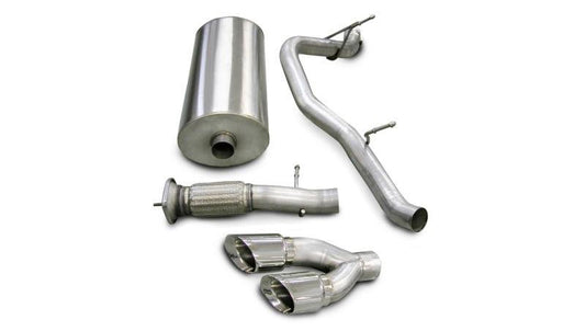 Corsa 07-10 Cadillac Escalade 6.2L V8 Polished Sport Cat-Back Exhaust - Torque Motorsport