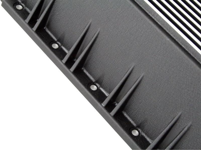 afe Transmission Pan (Black); Ford Diesel Trucks 03-10 V8-6.0/6.4L (td) - Torque Motorsport