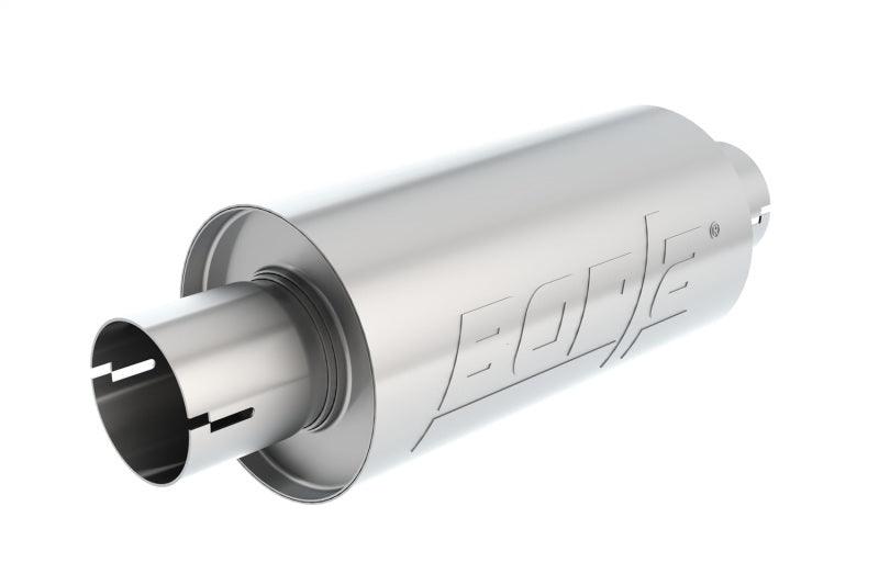 Borla S-Type Muffler 2.5in Inlet/Outlet 5in Round x 10in w/Notch - Torque Motorsport