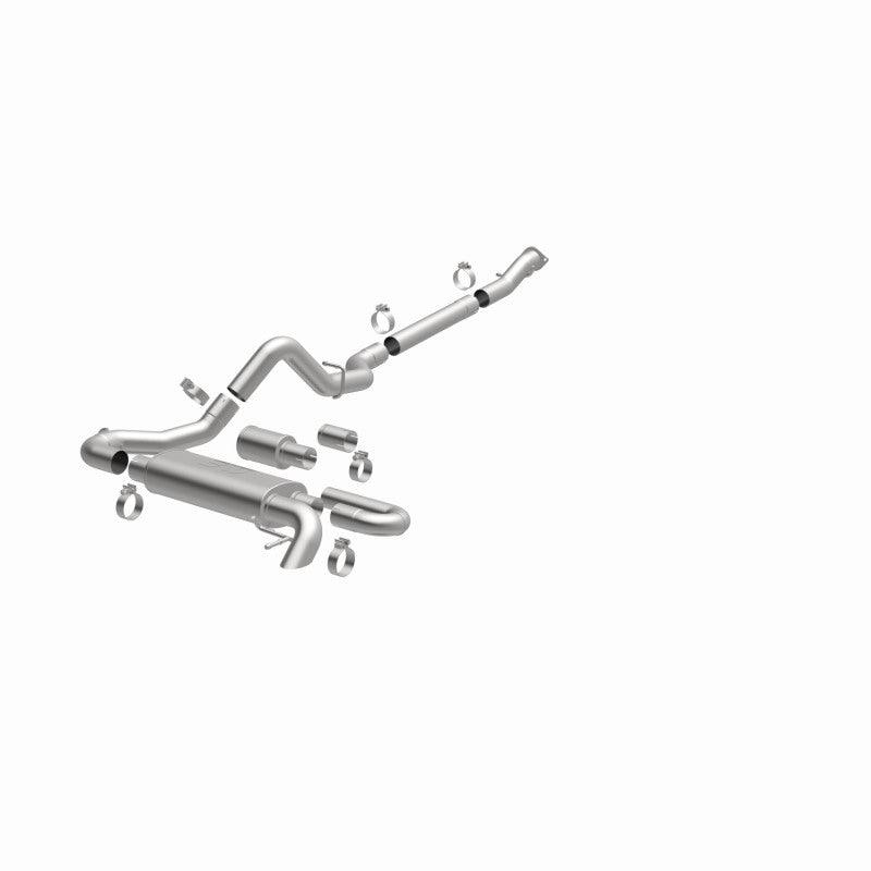 MagnaFlow 2021 Ford Bronco Overland Series Cat-Back Exhaust w/ Single Straight Driver Exit- No Tip - Torque Motorsport