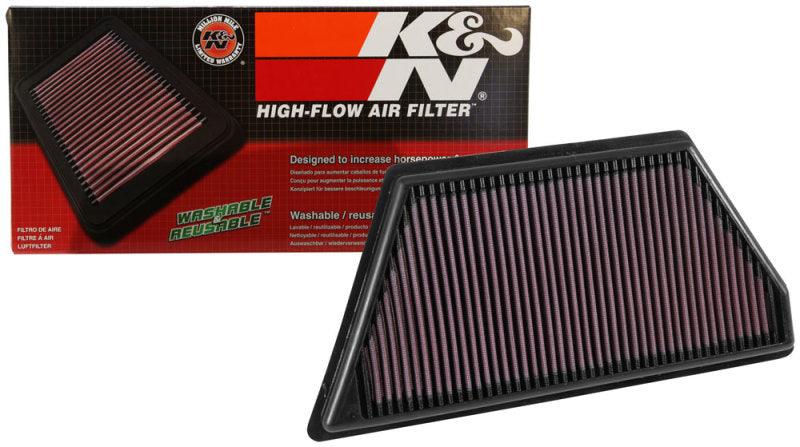 K&N 16-17 Cadillac CT6 V6-3.6L F/l Drop In Air Filter - Torque Motorsport