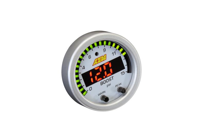 AEM X-Series Pressure 0-15psi Gauge Kit - Torque Motorsport