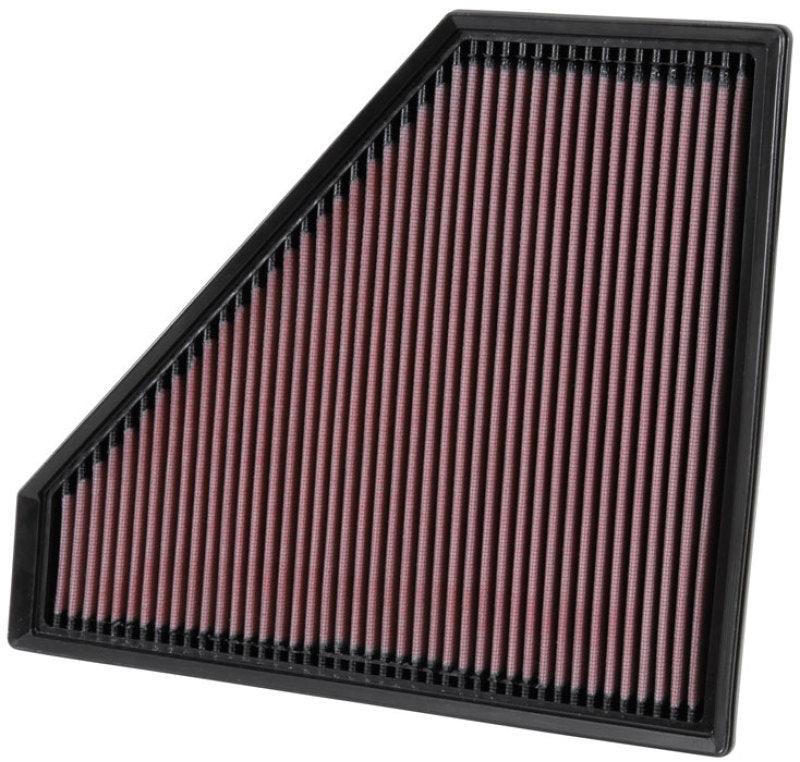 K&N Replacement Panel Air Filter 12.313in OS L x 10.313in OS W x 1.188in H for 13-14 Cadillac ATS - Torque Motorsport