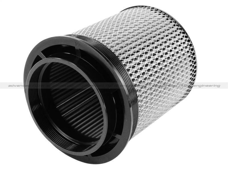 aFe MagnumFLOW Air Filter Pro DRY S 6in Flange x 8 1/8in Base/Top (INV) x 9in H - Torque Motorsport