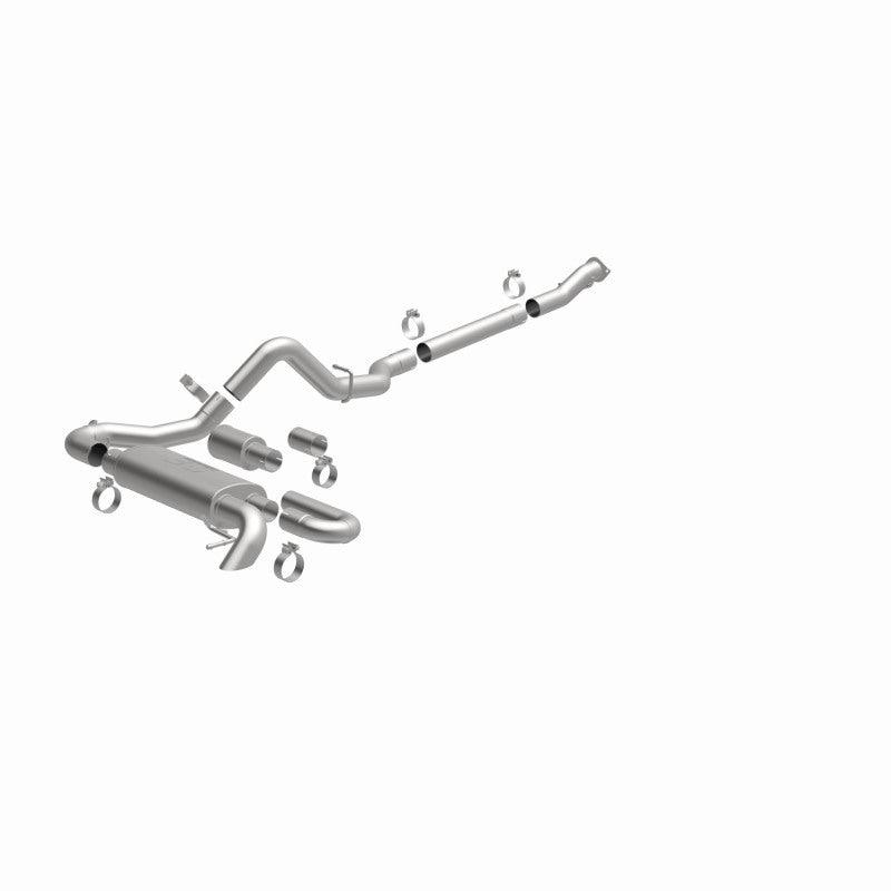 MagnaFlow 2021 Ford Bronco Overland Series Cat-Back Exhaust w/ Single Straight Driver Exit- No Tip - Torque Motorsport