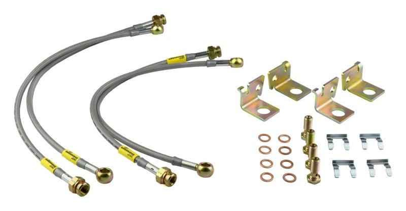 Goodridge 06-13 Chevrolet Corvette Z06/ZR1/Grand Sport Stainless Steel Brake Lines Kit - Torque Motorsport