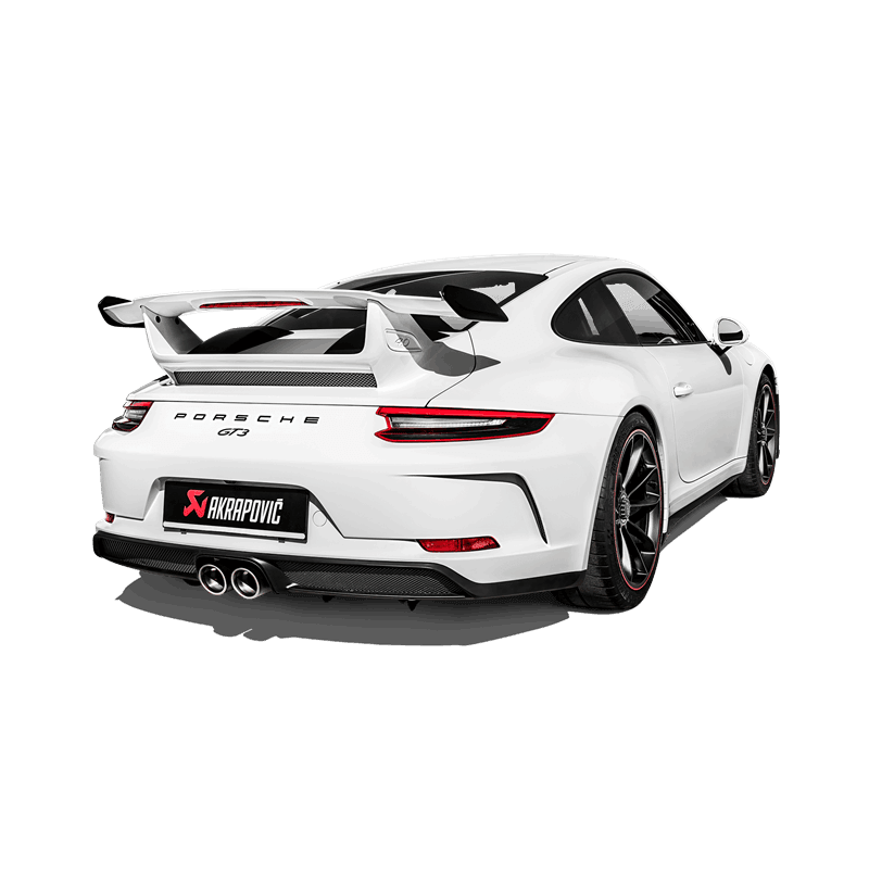 Akrapovic 2018 Porsche 911 GT3 (991.2) Slip-On Race Line (Titanium) w/Titanium Tail Pipe Set - Torque Motorsport