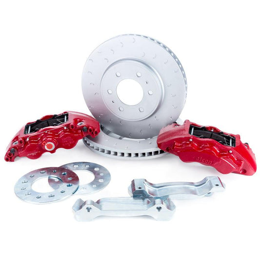 Alcon 09-20 F-150/Raptor Gen1-2 347x36mm Rotors 6-Piston Red Front Brake Kit Requires alcAC011507NAN - Torque Motorsport