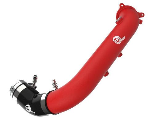 aFe BladeRunner Red 2-3/4in Aluminum Charge Pipe 2021 Toyota Supra GR (A90) I4-2.0L (t) B48 - Torque Motorsport