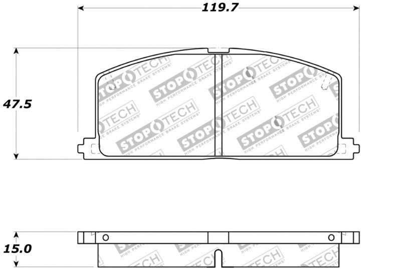 StopTech Performance Brake Pads - Torque Motorsport