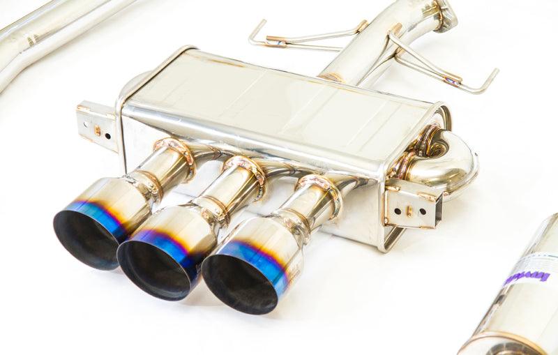 Invidia 17-19 Honda Civic Type R Q300 Triple Titanium Tip Cat-back Exhaust - Torque Motorsport