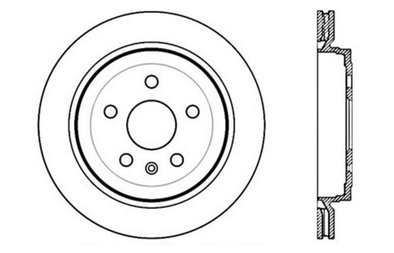 StopTech Slotted & Drilled Sport Brake Rotor - Torque Motorsport