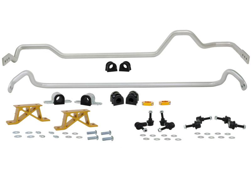 Whiteline 04-06 Subaru Impreza STI USDM Front & Rear Sway Bar Kit 24mm w/Mounts - Torque Motorsport