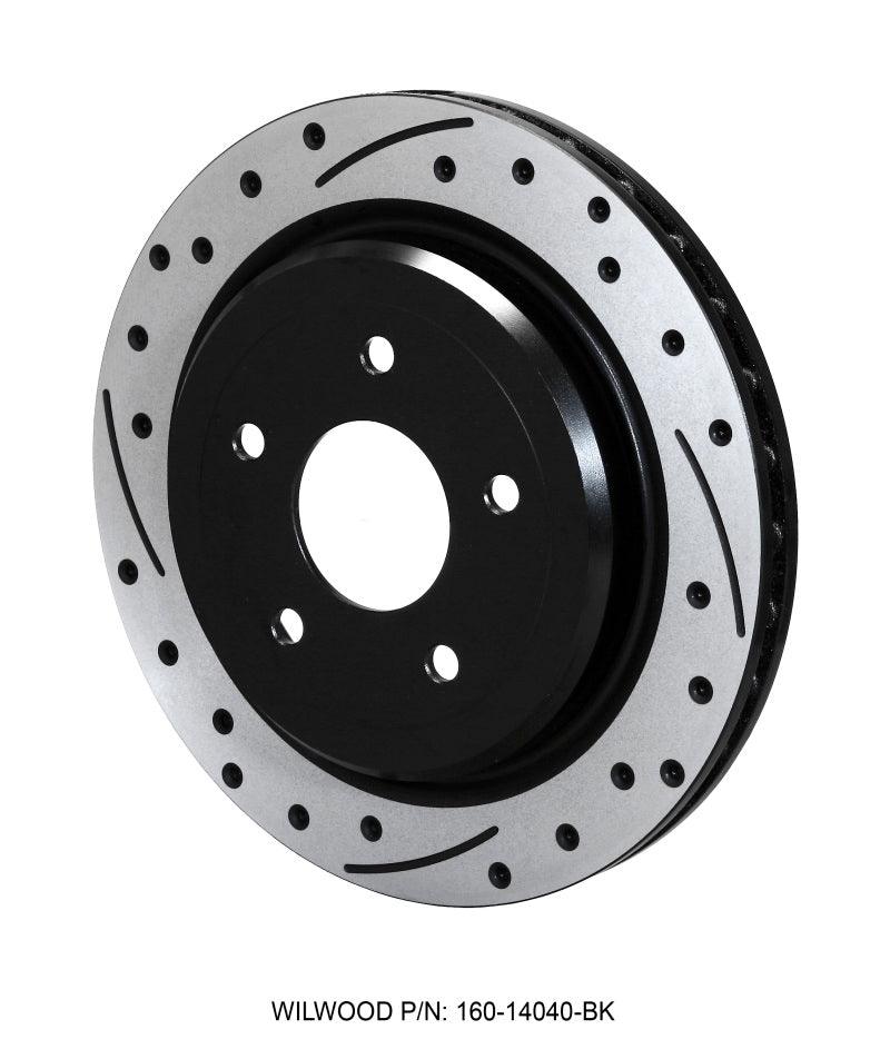 Wilwood Rotor-Rear-SRP-C5/C6 Vette-RH-BLK 12.00 x 1.03 - 5 x 4.75in - Torque Motorsport