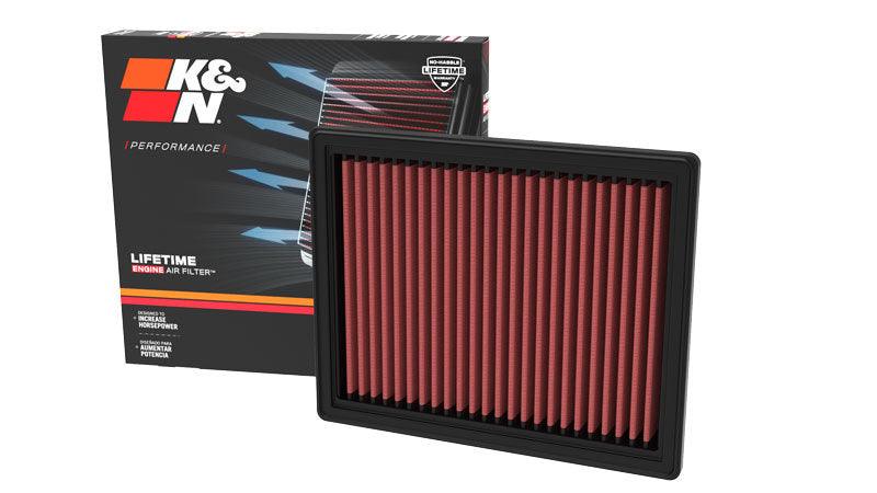 K&N 2022 Nissan Pathfinder V6-3.5L Replacement Air Filter - Torque Motorsport