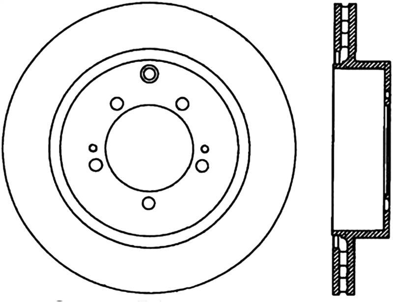 StopTech Slotted & Drilled Sport Brake Rotor - Torque Motorsport