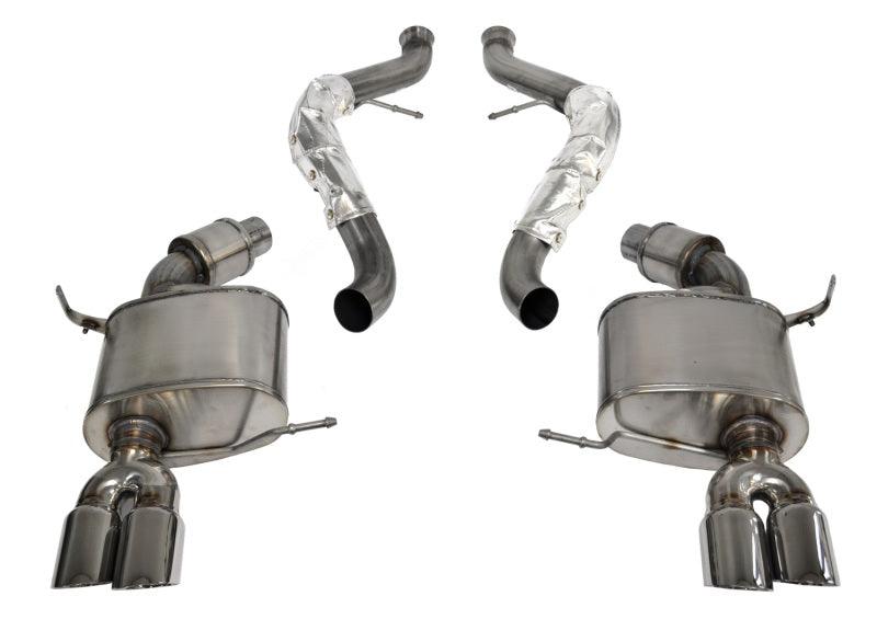 Corsa 08-12 BMW M3 Convertible E93 Polished Sport Cat-Back Exhaust - Torque Motorsport