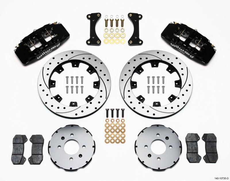 Wilwood Dynapro 6 Front Hat Kit 12.19in Drilled 94-01 Honda/Acura w/262mm Disc - Torque Motorsport