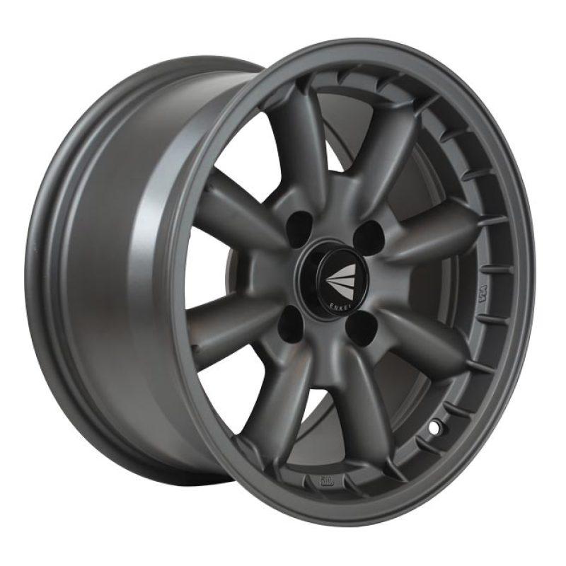 Enkei Compe 15x5.5 17mm Offset 4x130 Bolt Pattern 87mm Bore Dia Matte Gunmetal Wheel - Torque Motorsport