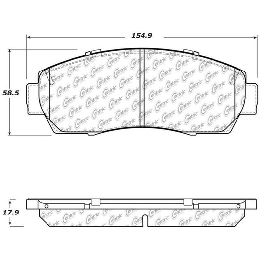 StopTech Street Touring 11-15 Honda Crosstour/Odyssey Front Brake Pads - Torque Motorsport