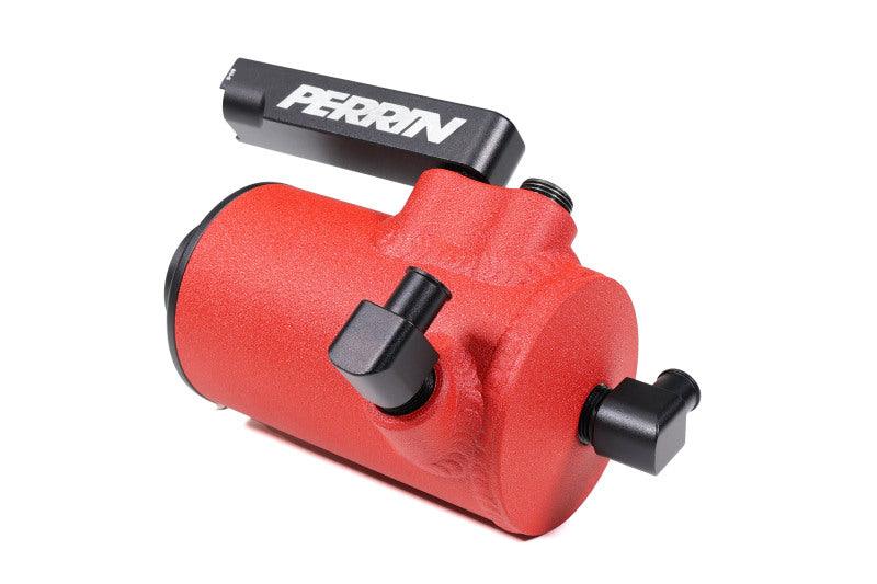 Perrin 22-23 Subaru WRX Air Oil Separator - Red - Torque Motorsport