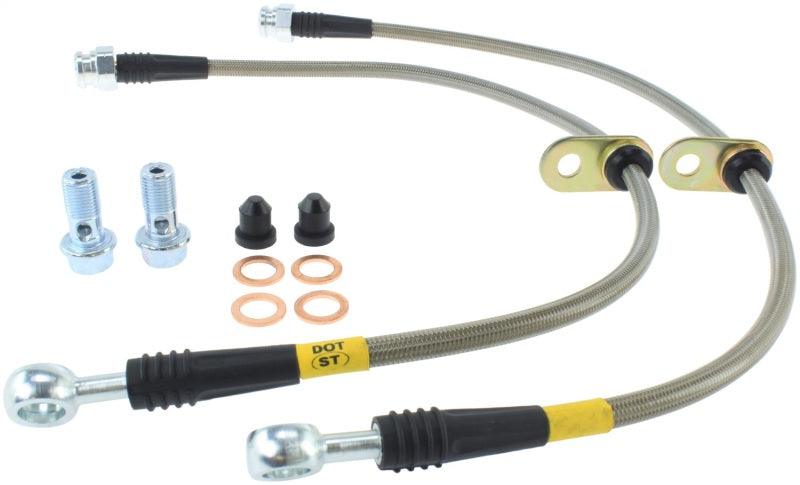 StopTech 07-13 Acura MDX Front SS Brake Lines - Torque Motorsport