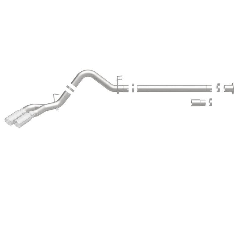 MagnaFlow 08-17 Ford F-250/F-350/F-450 4.6L/6.7 DPF-Back SS 4in Dual Single Passenger Side Rear Exit - Torque Motorsport