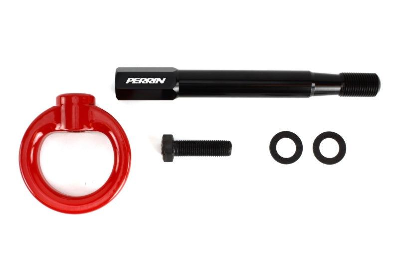 Perrin 2022+ BRZ/GR86 Tow Hook Kit (Front) - Red - Torque Motorsport