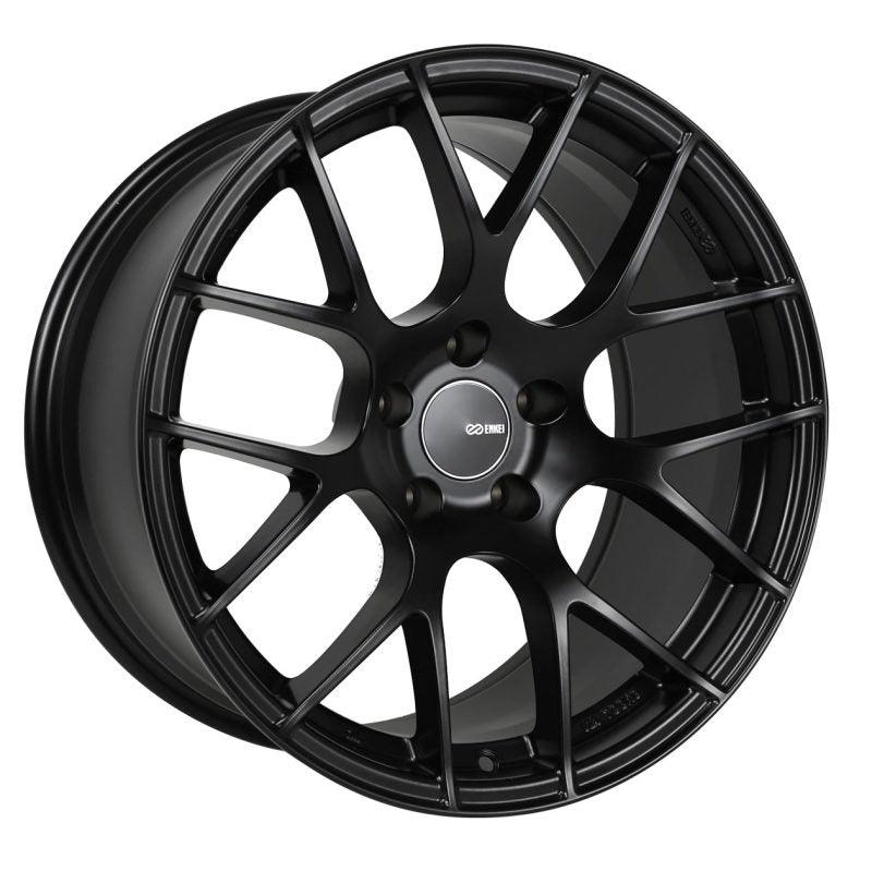 Enkei Raijin 18x8 40mm Offset 5x114.3 Bolt Pattern 72.6 Bore Diamter Matte Black Wheel - Torque Motorsport