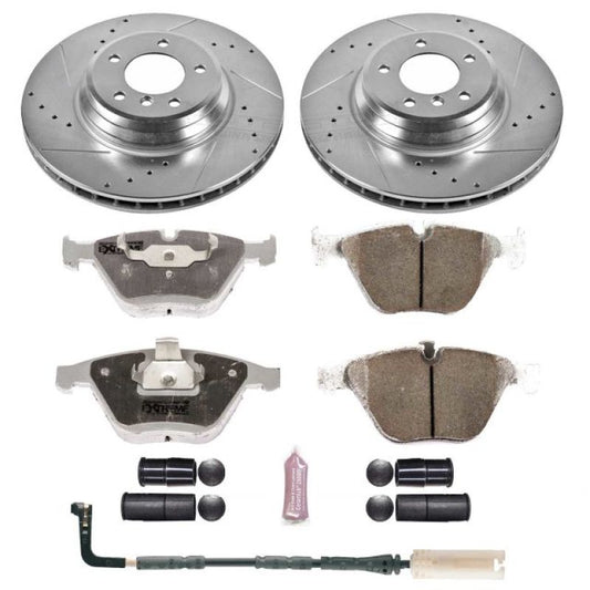 Power Stop 2009 BMW 335i xDrive Front Z26 Street Warrior Brake Kit