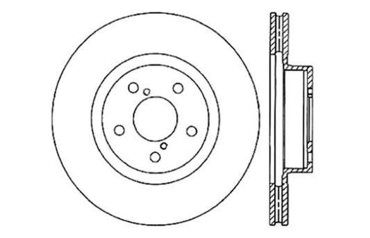 StopTech Slotted & Drilled Sport Brake Rotor - Torque Motorsport