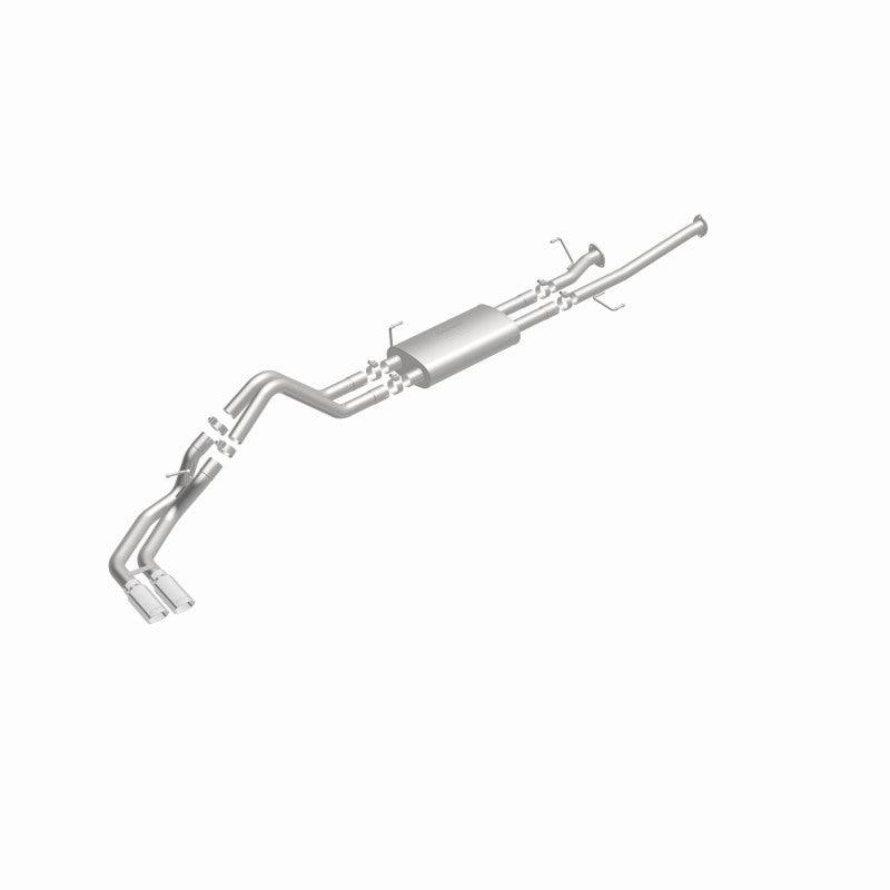 MagnaFlow 14 Toyota Tundra V8 4.6L/5.7L Stainless C/b Exhaust Dual same side pass. rear tire - Torque Motorsport