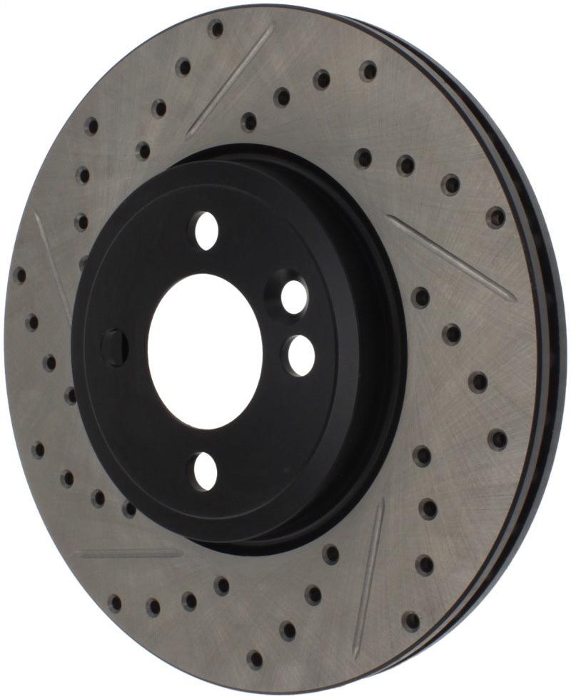 StopTech Slotted & Drilled Sport Brake Rotor 07-13 Mini Cooper - Torque Motorsport