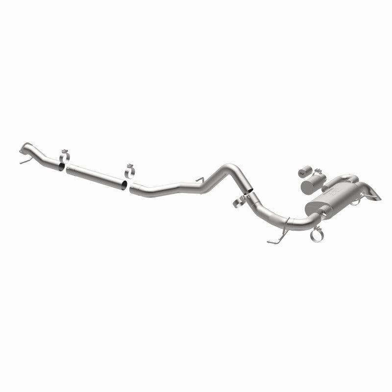 MagnaFlow 2021 Ford Bronco Overland Series Cat-Back Exhaust w/ Single Straight Driver Exit- No Tip - Torque Motorsport