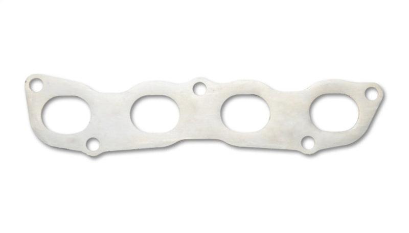 Vibrant Mild Steel Exhaust Manifold Flange for Honda/Acura K-Series motor 1/2in Thick - Torque Motorsport