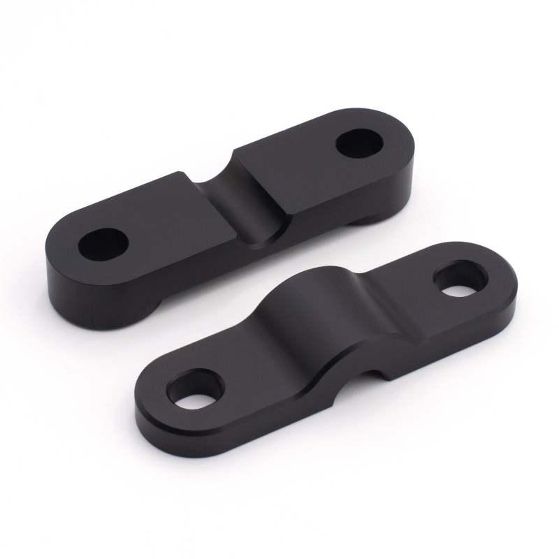 BLOX Racing 2-Pc Solid Shifter Bushing Kit Rear - Civic Integra - Black - Torque Motorsport