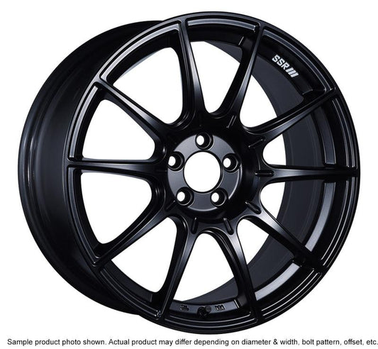 SSR GTX01 17x9 5x100 38mm Offset Flat Black Wheel - Torque Motorsport