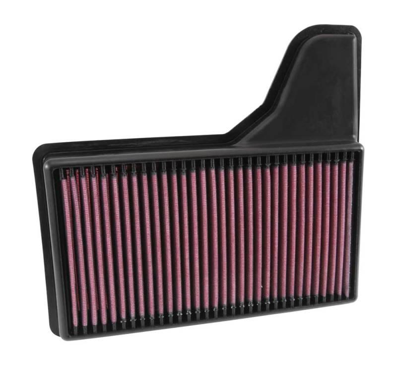 K&N Replacement Panel Air Filter for 2015 Ford Mustang 2.3L L4/3.7L V6/5.0L V8 - Torque Motorsport